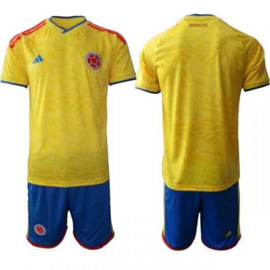 Colombia 2026 FIFA World Cup Soccer Jersey Yellow BLANK